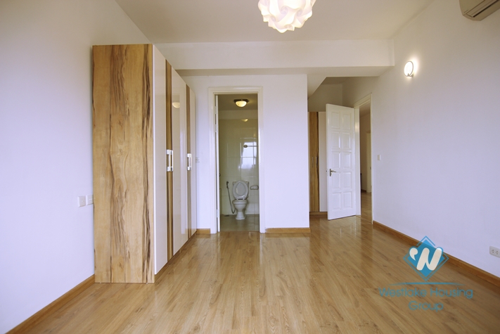 Unfurnished 4 bedrooms apartment for rent in E building, Ciputra, Hanoi 